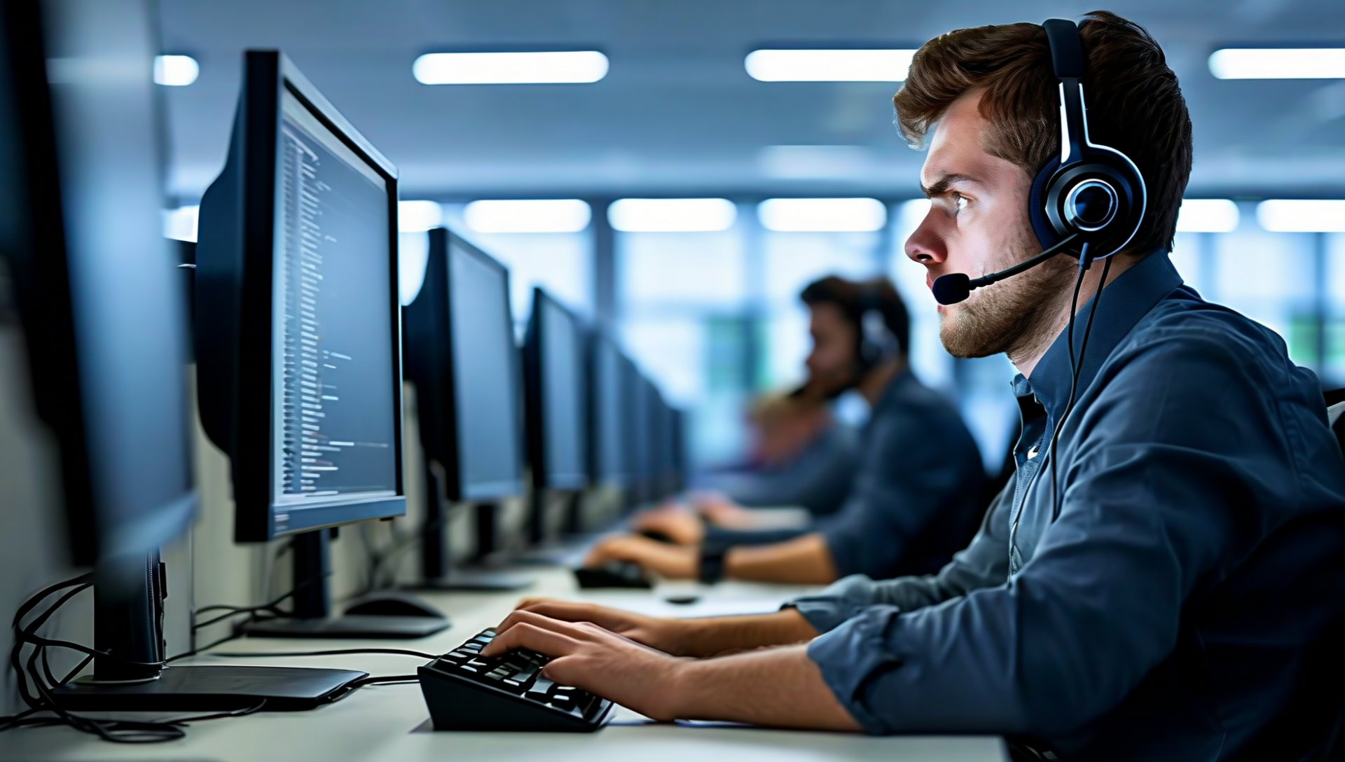 Traditional call center support